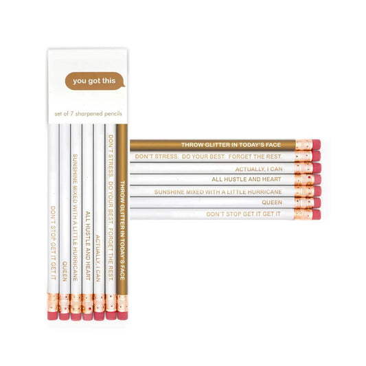 Quotable Pencil Pack - You Got This - Notegeist