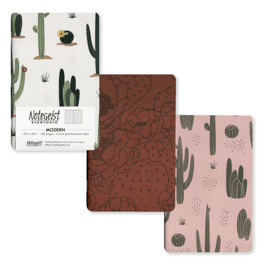 EVERYDAYS Modern – Cactuses - Notegeist Bindery