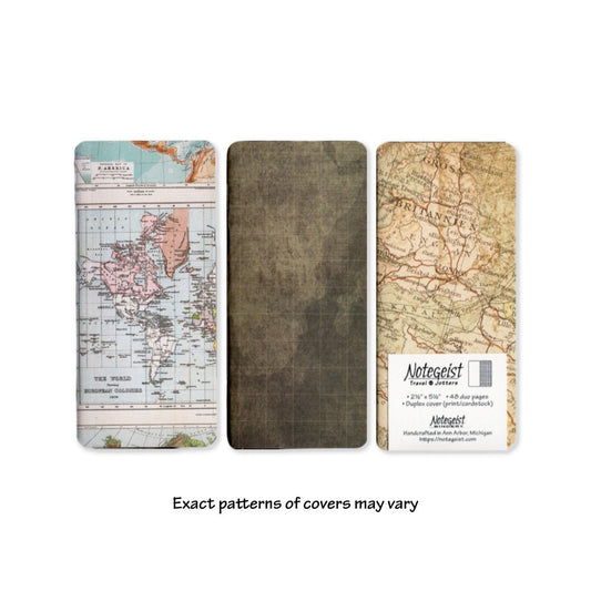 Notegeist Travel Jotters - Mixed Pack 2 - Notegeist