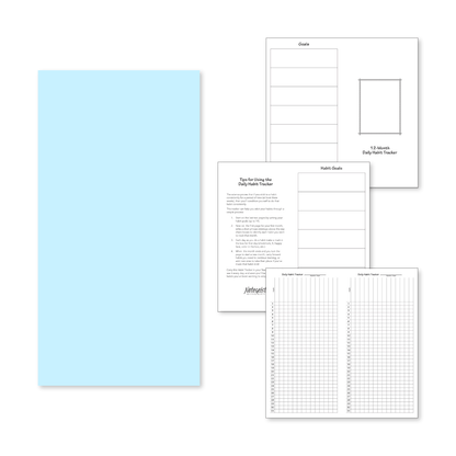 Notegeist Travellers Notebooks Refill - Goal Tracker - Notegeist