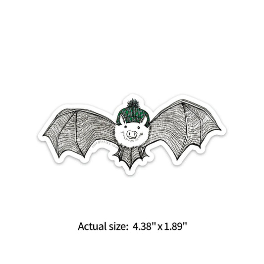 Sloe Gin Fizz Sticker - Bat With a Hat - Notegeist