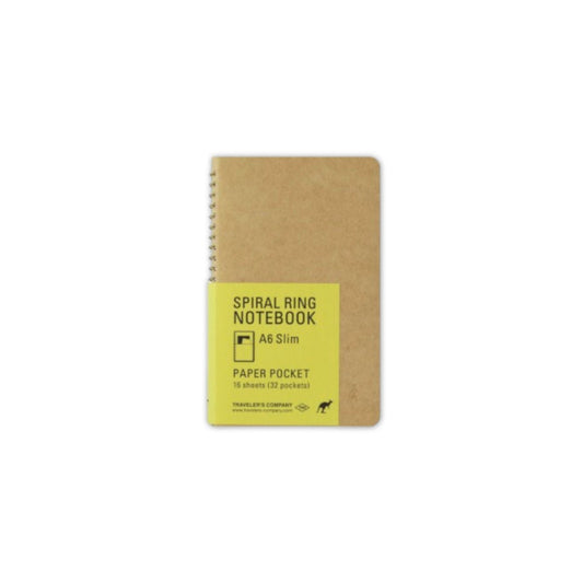 Traveler's Company - A6 Slim Series - Pockets - Notegeist