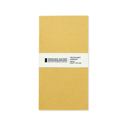 Traveler’s Company Regular Refills - Kraft Yellow Refill - Notegeist