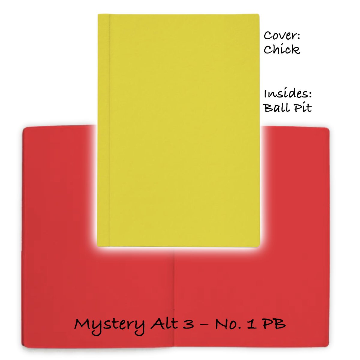 UGLYBOOKS - Mystery Alt 3 – No. 1 - Single Notebook NEW Perfect Bound (Copy) (Copy) - Notegeist