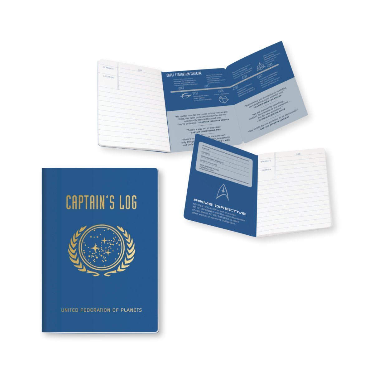 UPG - Star Trek Captain's Log Notebook - Notegeist