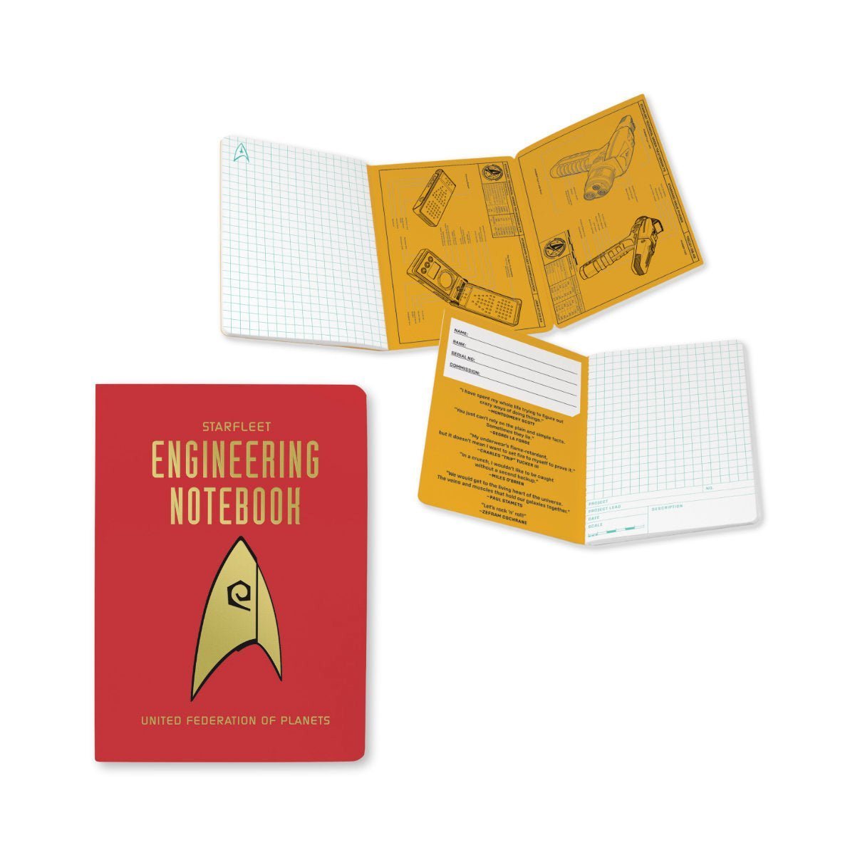 UPG - Star Trek Engineering Log Notebook - Notegeist