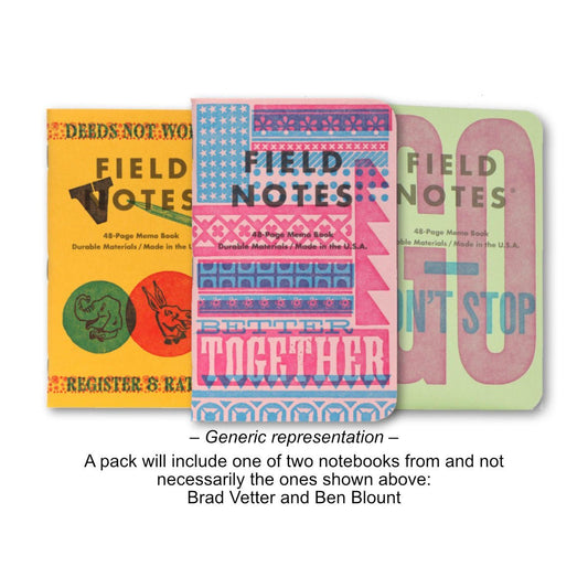 Field Notes - U.S. of Letterpress - Pack B - Notegeist