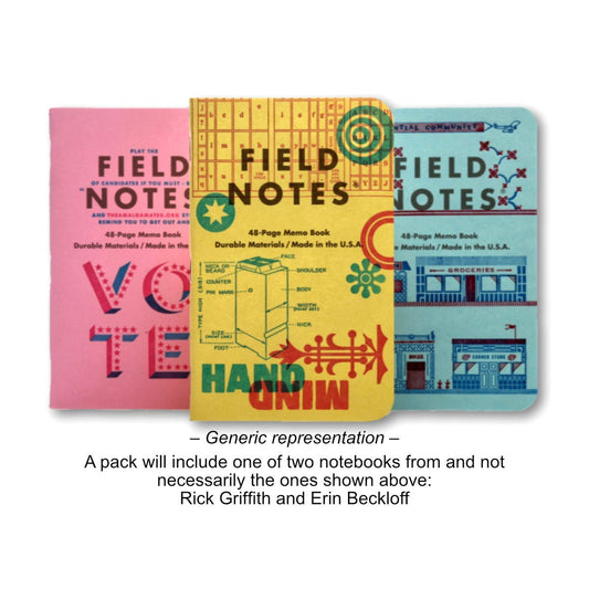 Field Notes - U.S. of Letterpress - Pack C - Notegeist