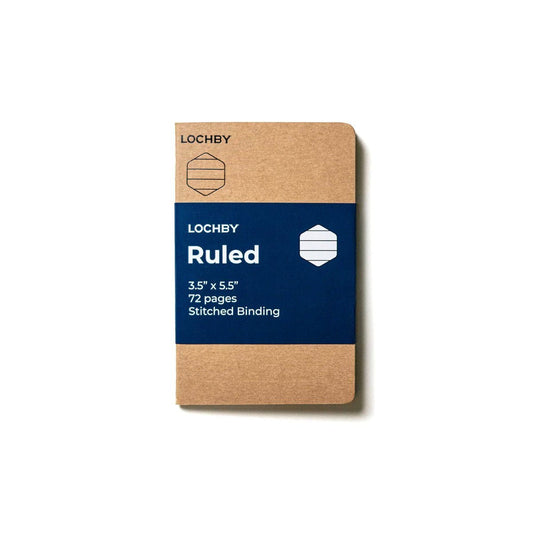 Lochby - Pocket Journal Notebook Refills - Ruled - Notegeist