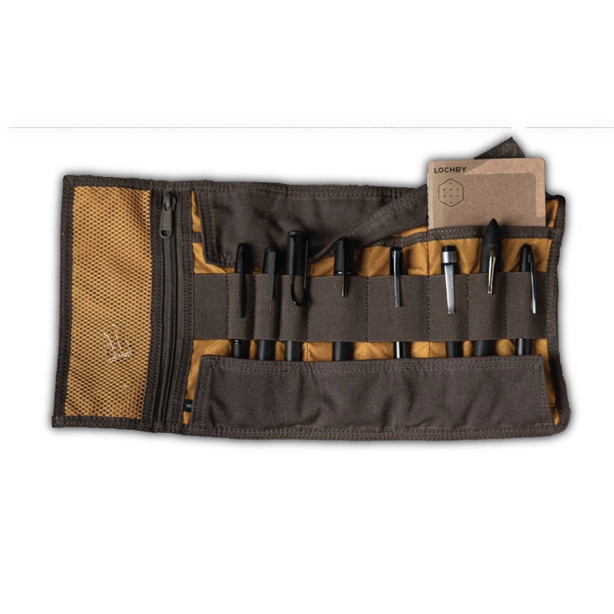Lochby Tool Roll - Brown - Notegeist