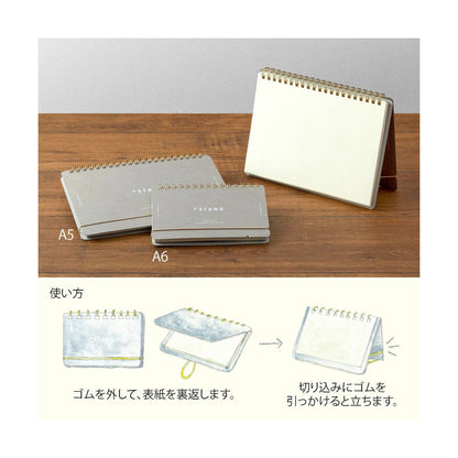 Midori Stand - A6 Notebook - Blank - Notegeist