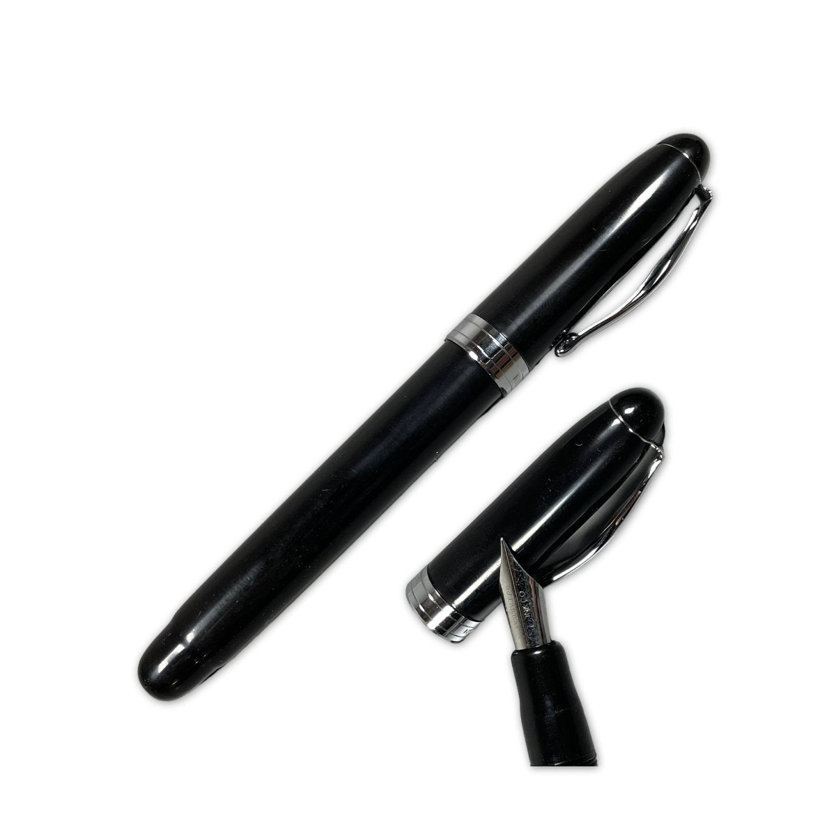Noodlers Ahab Flex Nib Fountain Pen - Black - Notegeist