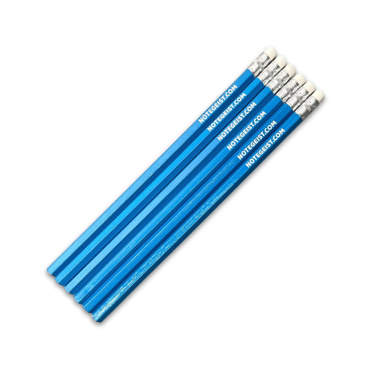 Notegeist Turquoise Pencils - Six Pack - Notegeist