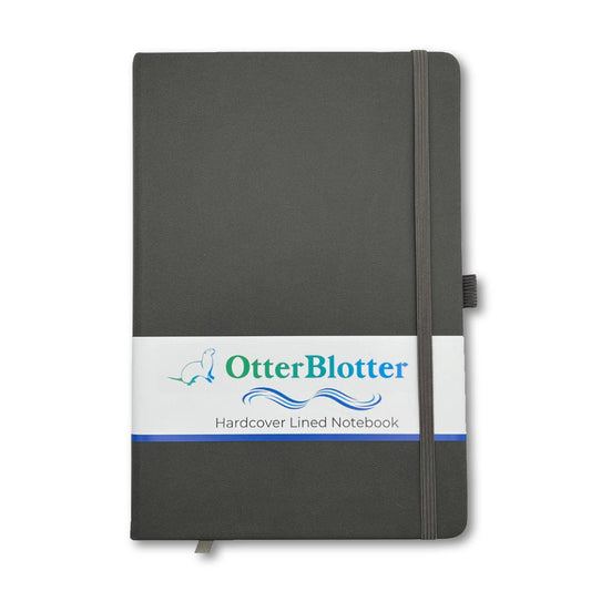 Otter Blotter - A5 Hardcover Journal - Dark Grey - Notegeist