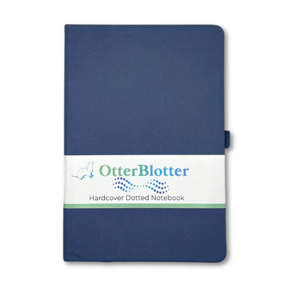 Otter Blotter - A5 Hardcover Journal - DOT GRID - Blue - Notegeist
