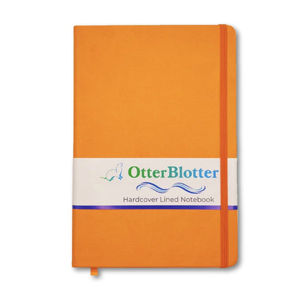 Otter Blotter - A5 Hardcover Journal - Orange - Notegeist