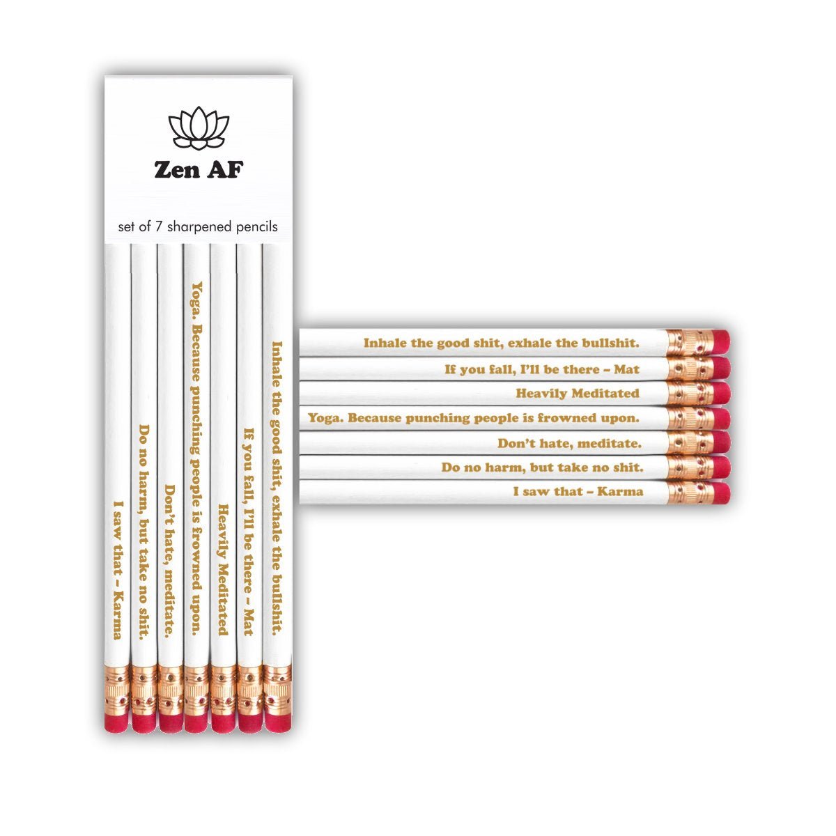 Quotable Pencil Pack - Zen AF - Notegeist