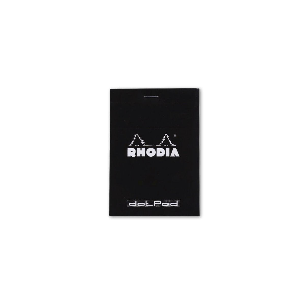 Rhodia #12 - Top-stapled A7 Notepads - DotPad Black - Notegeist