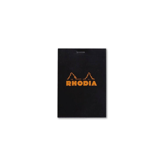 Rhodia #12 - Top-stapled A7 Notepads - Graph Black - Notegeist