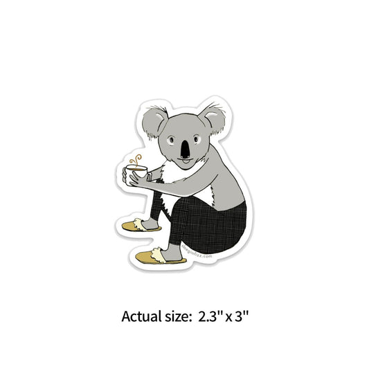 Sticker - Caffeinated Koala - Notegeist