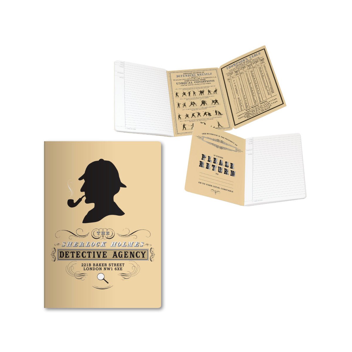 UPG - Sherlock Holmes Notebook - Notegeist